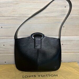 Louis Vuitton Epi Revli Shoulder Bag Black Noir